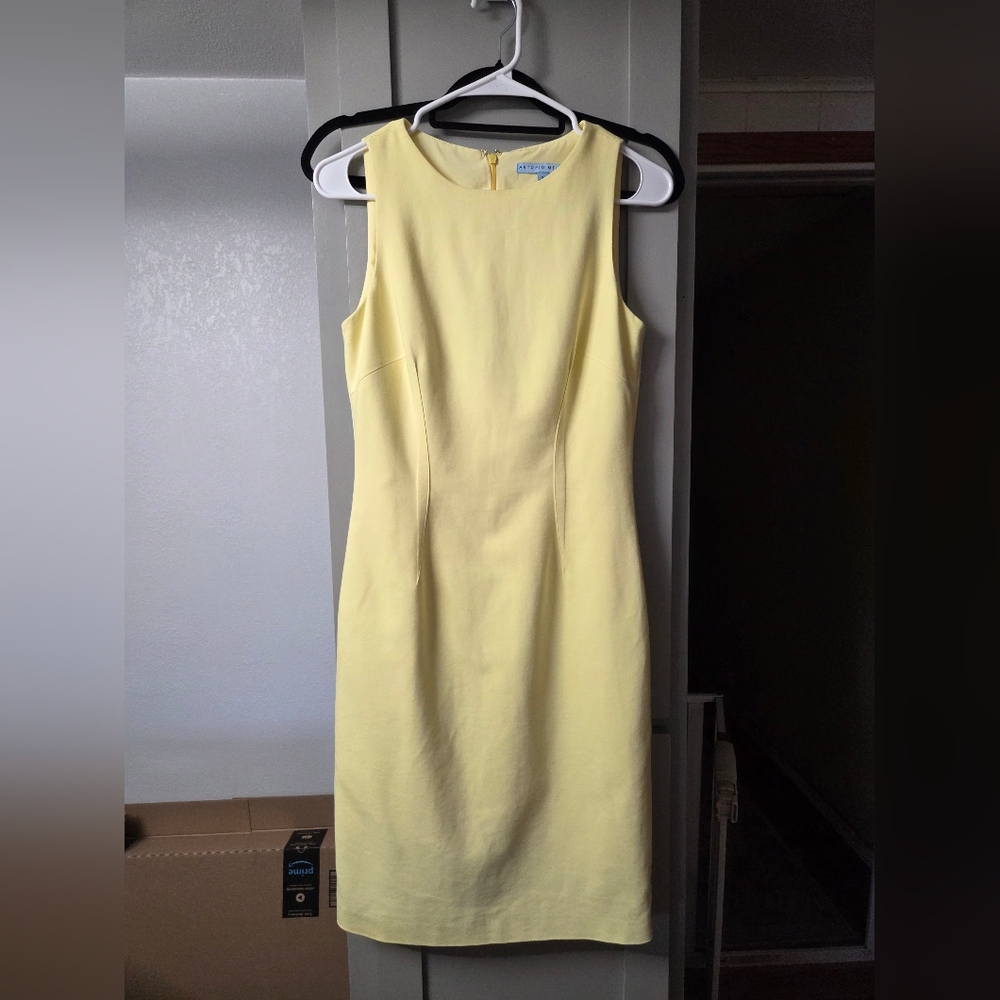 ANTONIO MELANI Yellow Midi Dress